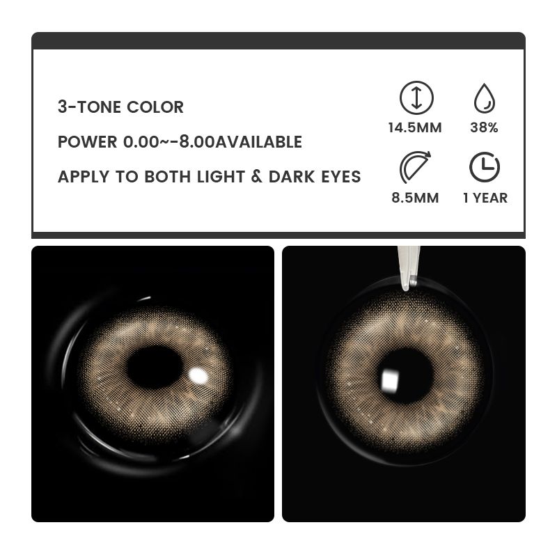 Fable Brown - 1 Year, 2 lenses