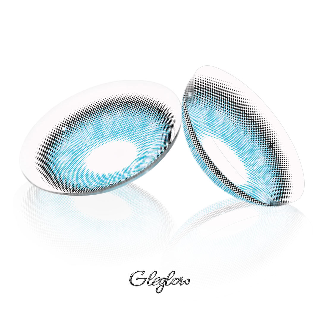 Fable Blue - 6-month，2 lenses Colored Contacts - Gleglow