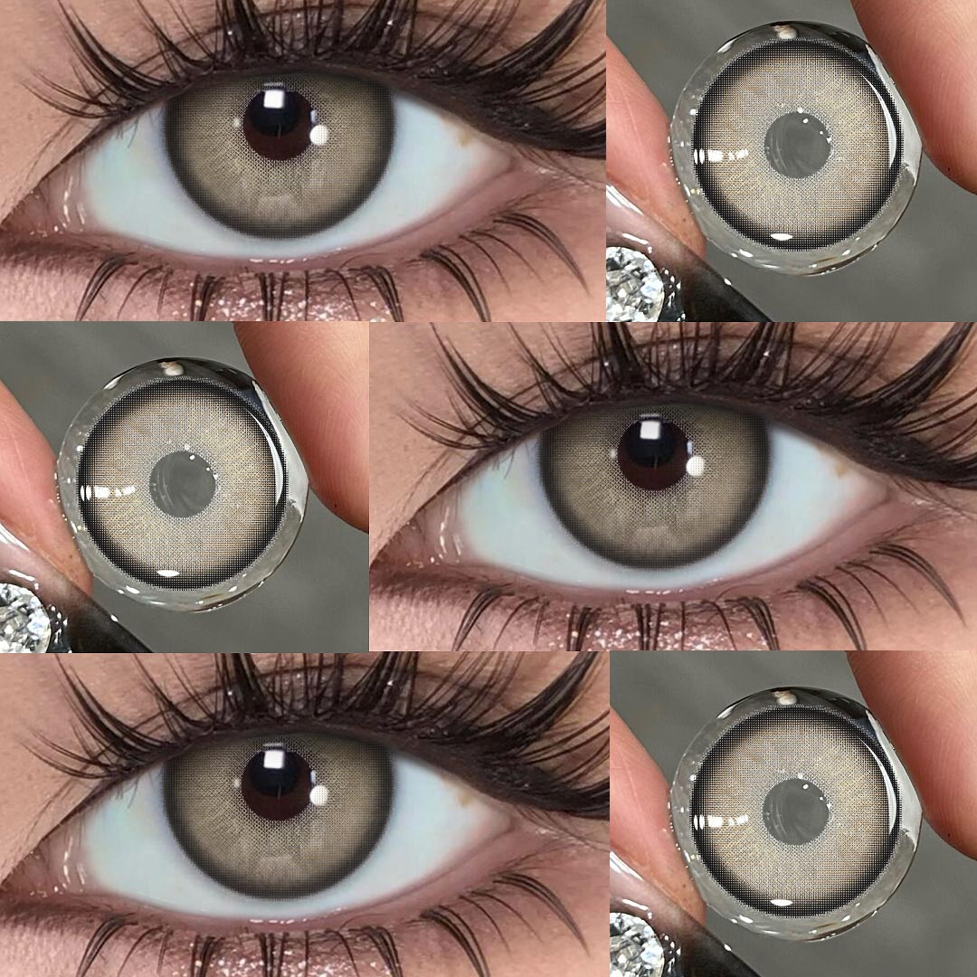 Fairy Brown - 1 Year, 2 lenses Colored Contacts - Gleglow