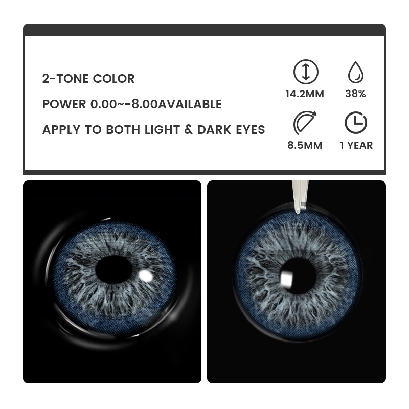 Flirting Blue - 1 Year, 2 lenses