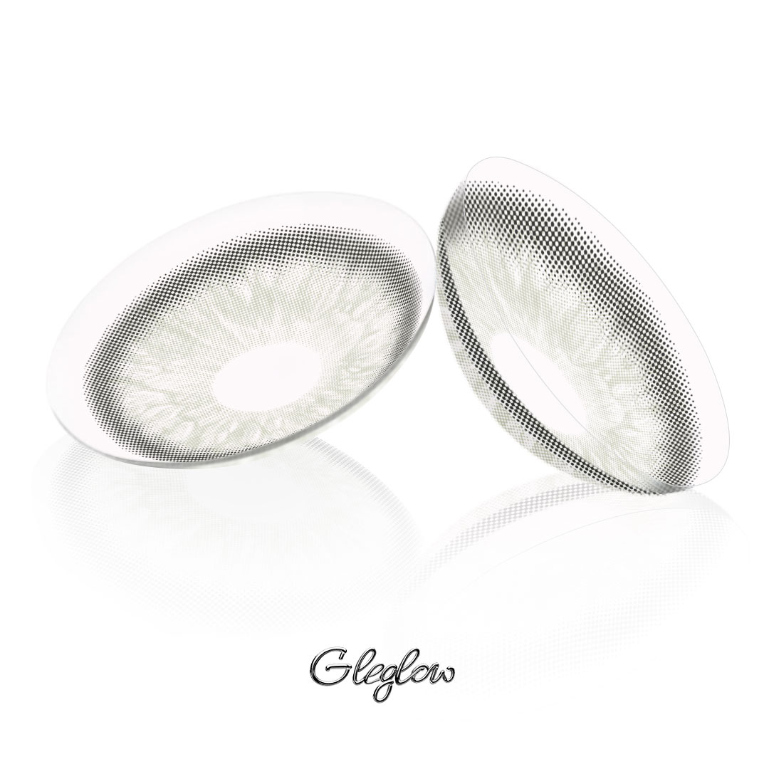 Flirting Grey - 1 Year, 2 lenses Colored Contacts - Gleglow