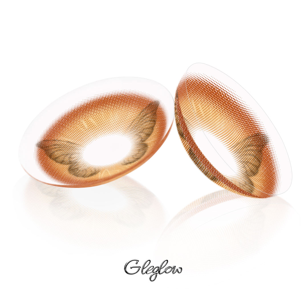 Fluttery Brown - 6-month，2 lenses Colored Contacts - Gleglow