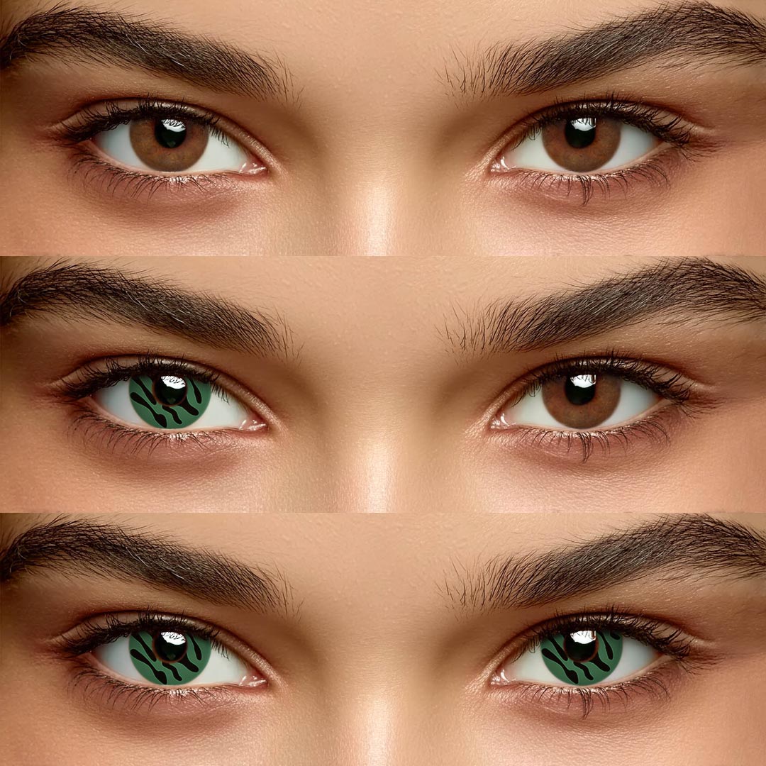 Freak Cell Green - 1 Year, 2 lenses