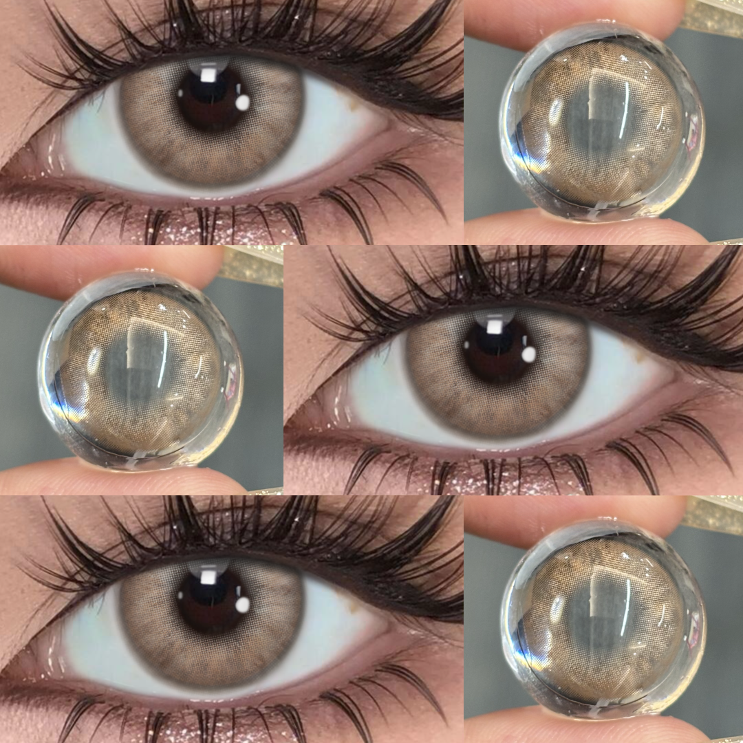 Tulia Brown - monthly, 2 lenses Colored Contacts - Gleglow