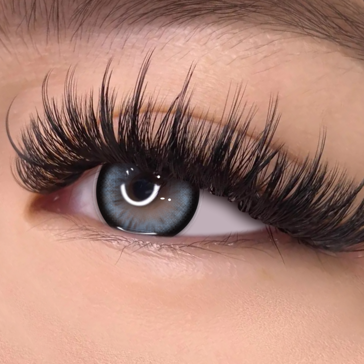 Siren Blue - 6-month，2 lenses Colored Contacts - Gleglow