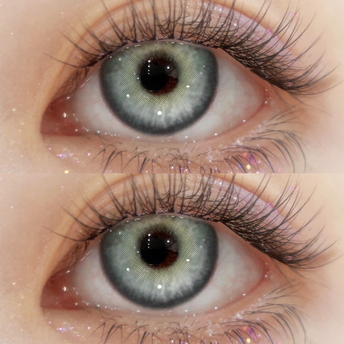 Avenor Glow Grey - monthly, 2 lenses Colored Contacts - Gleglow