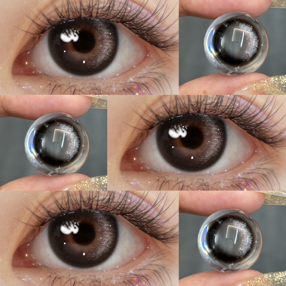 Glister Black - 1 Year, 2 lenses