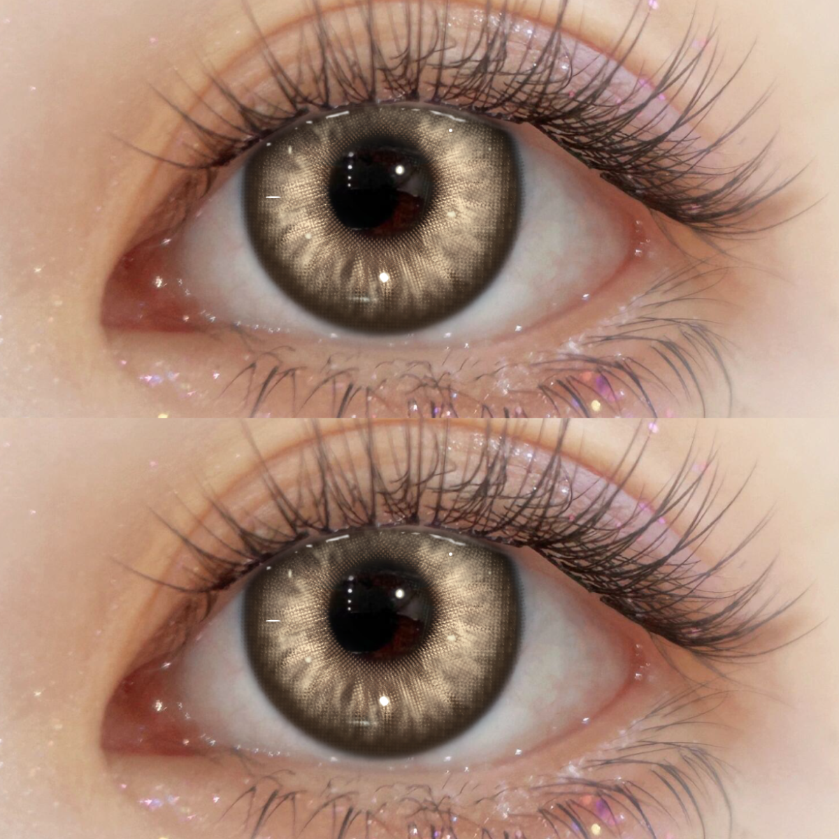 Elyra Brown - monthly, 2 lenses Colored Contacts - Gleglow