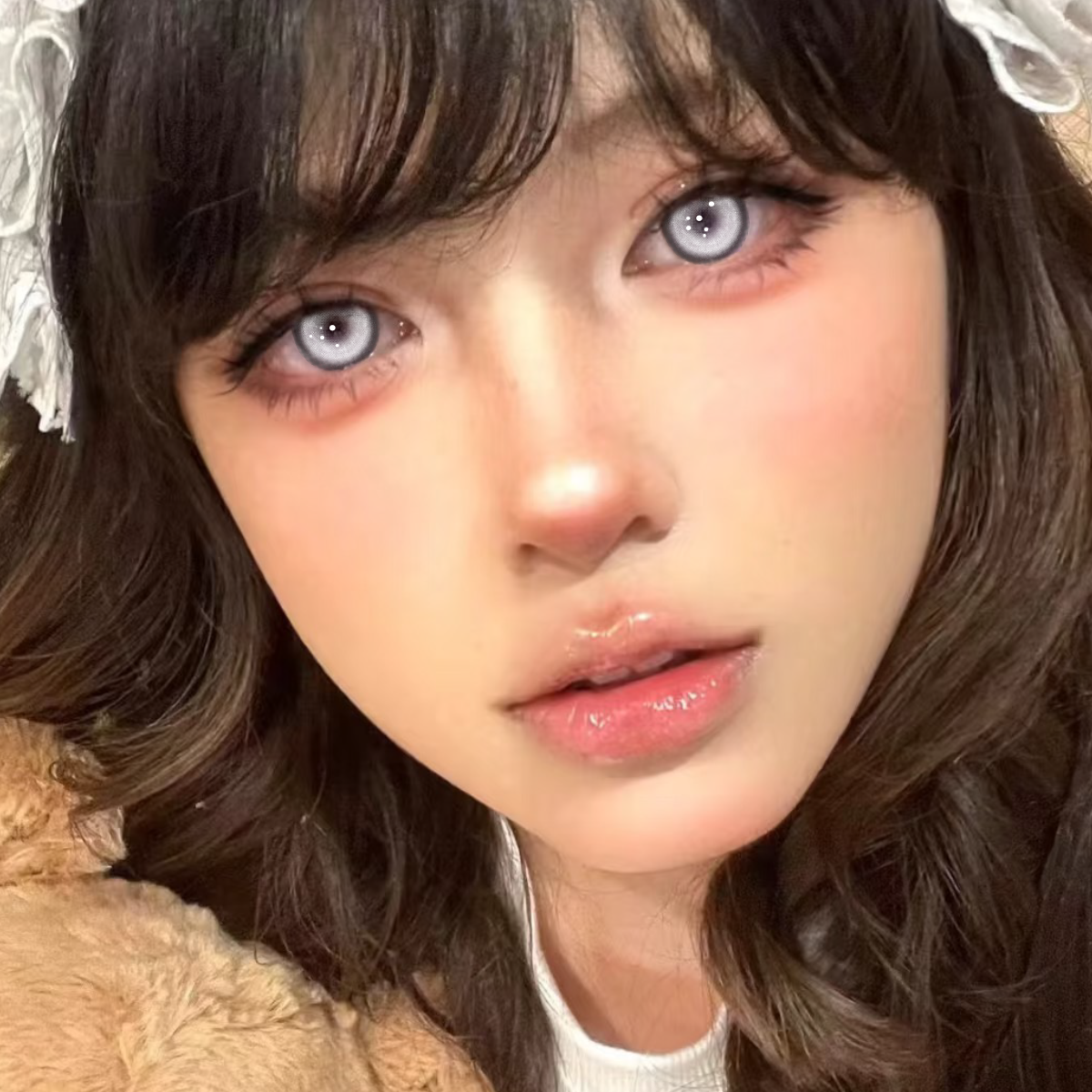 Selene Grey - 1 Day, 2 lenses Colored Contacts - Gleglow