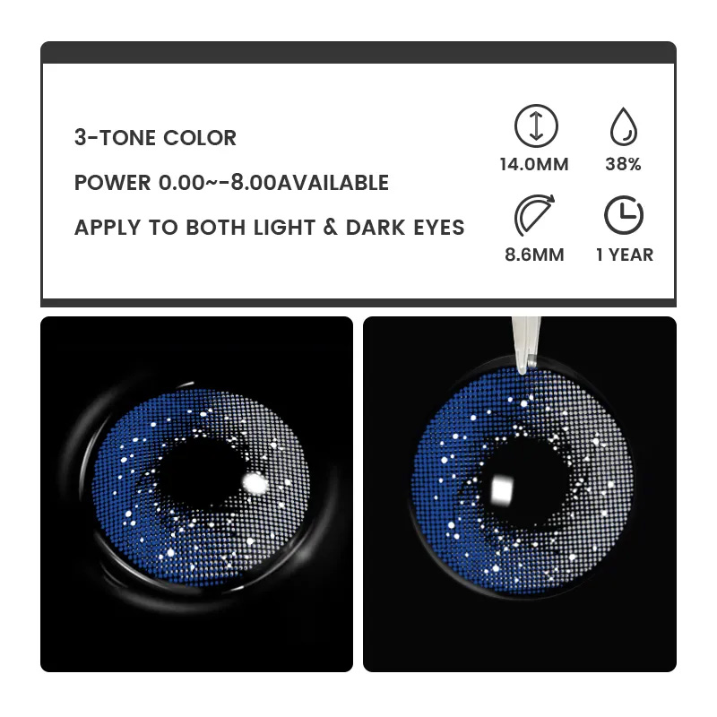 Galaxy Grey - 1 Year, 2 lenses