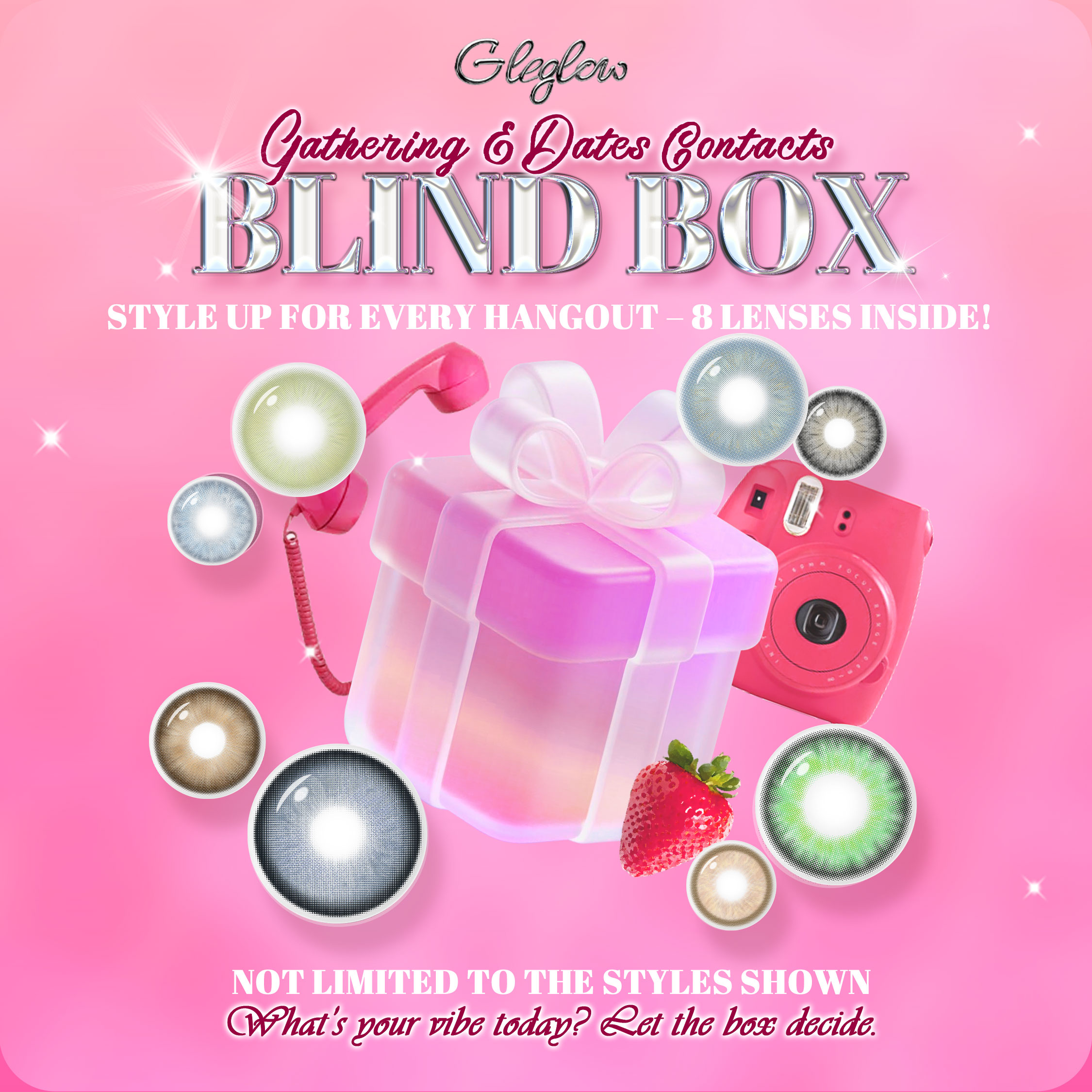 Gleglow Gathering&Dates Contacts Blind Box | 8 Pairs, 1 Year