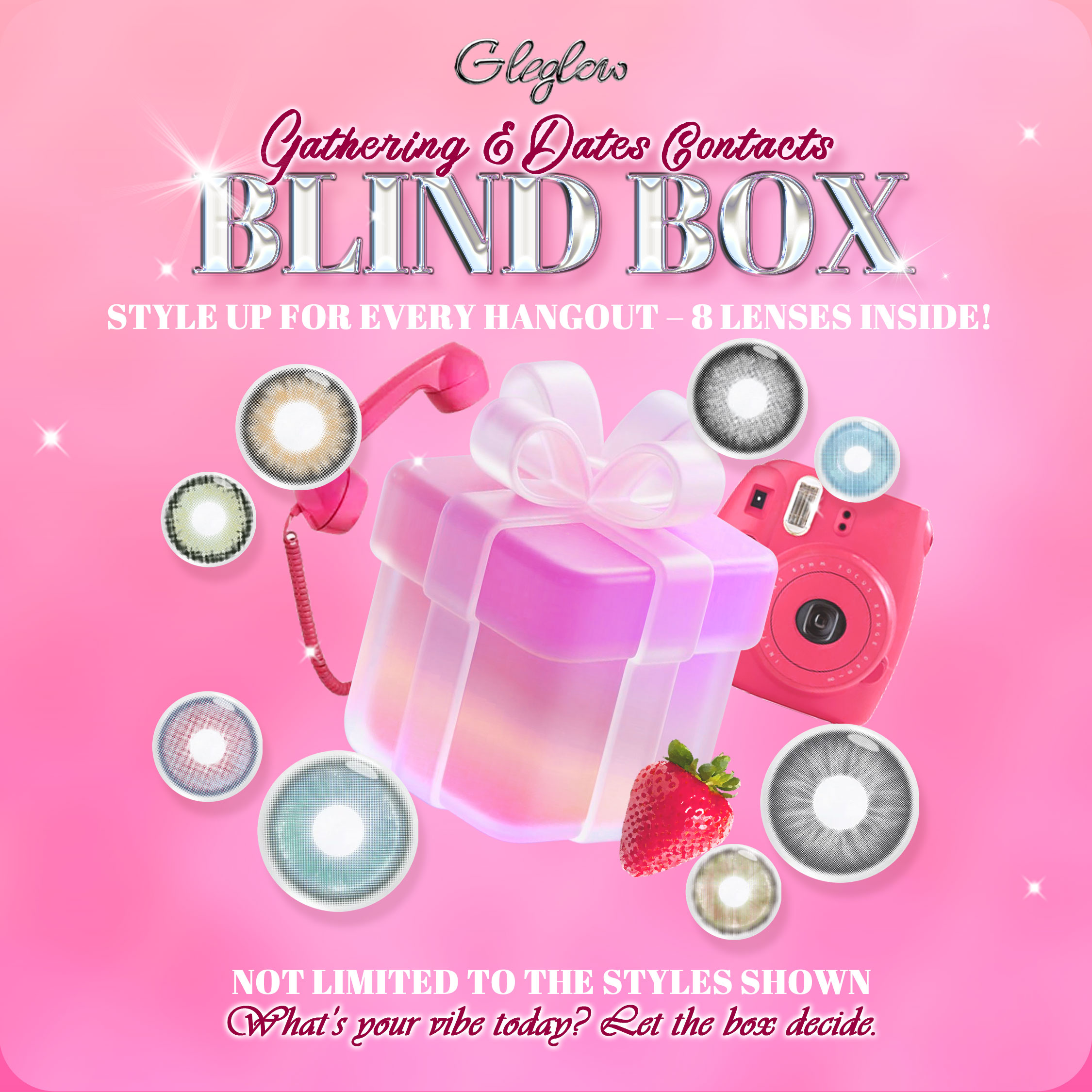 Gleglow Gathering&Dates Contacts Blind Box | 8 Pairs, 1 Year