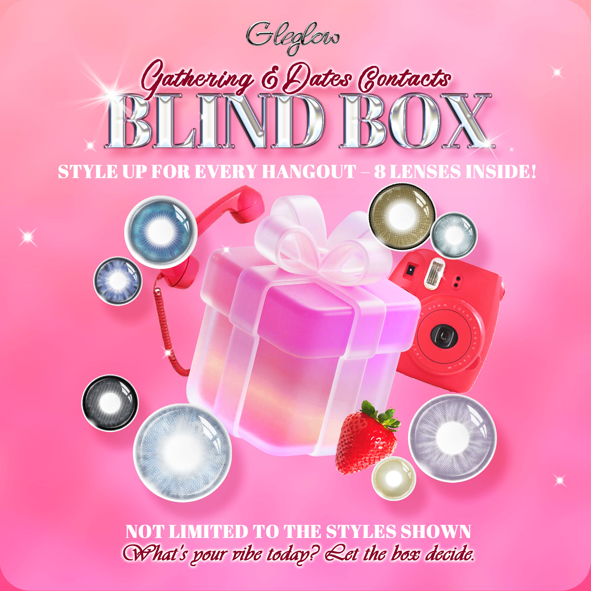 Gleglow Gathering&Dates Contacts Blind Box | 8 Pairs, 1 Year