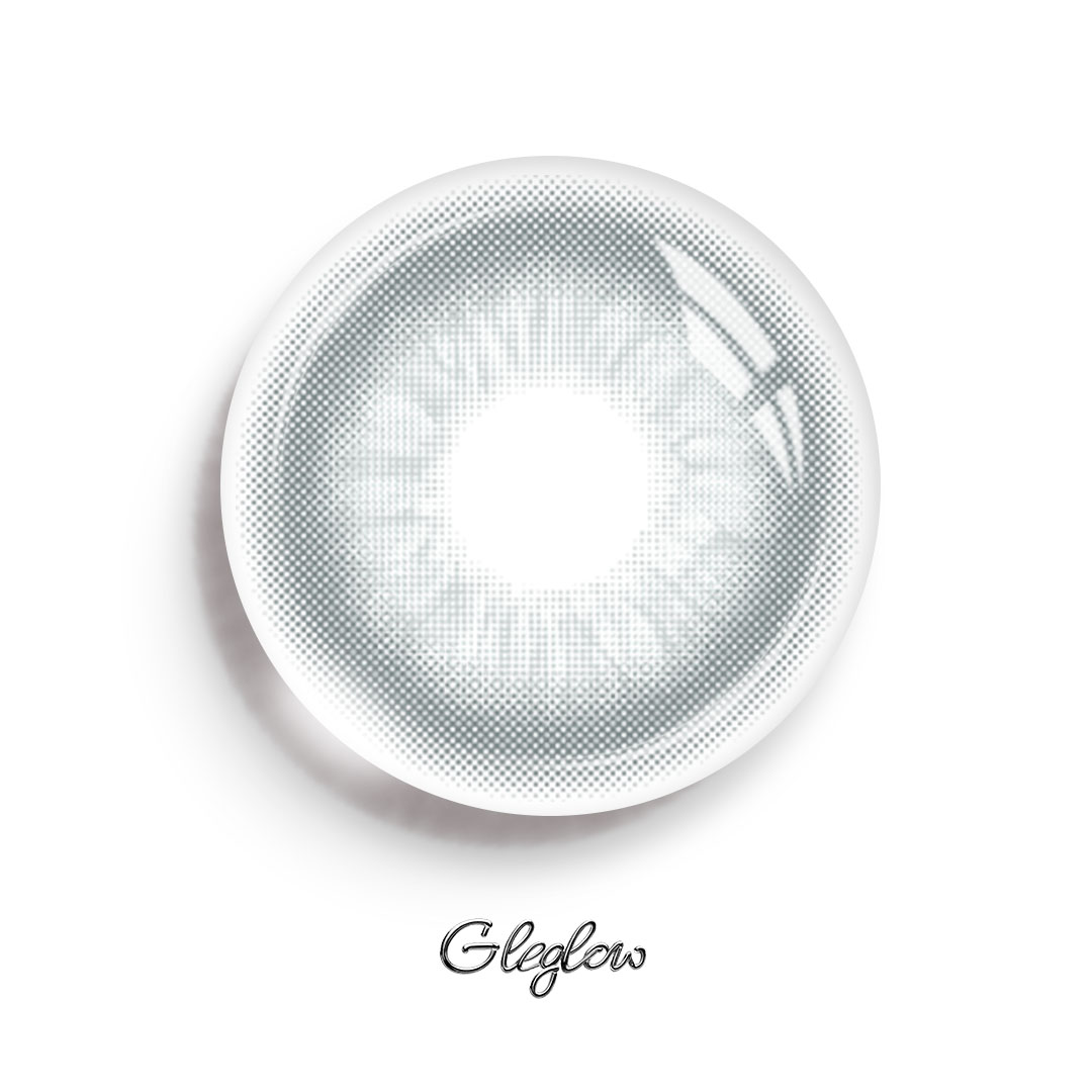 Glacier Grey - 1 Year, 2 lenses Colored Contacts - Gleglow