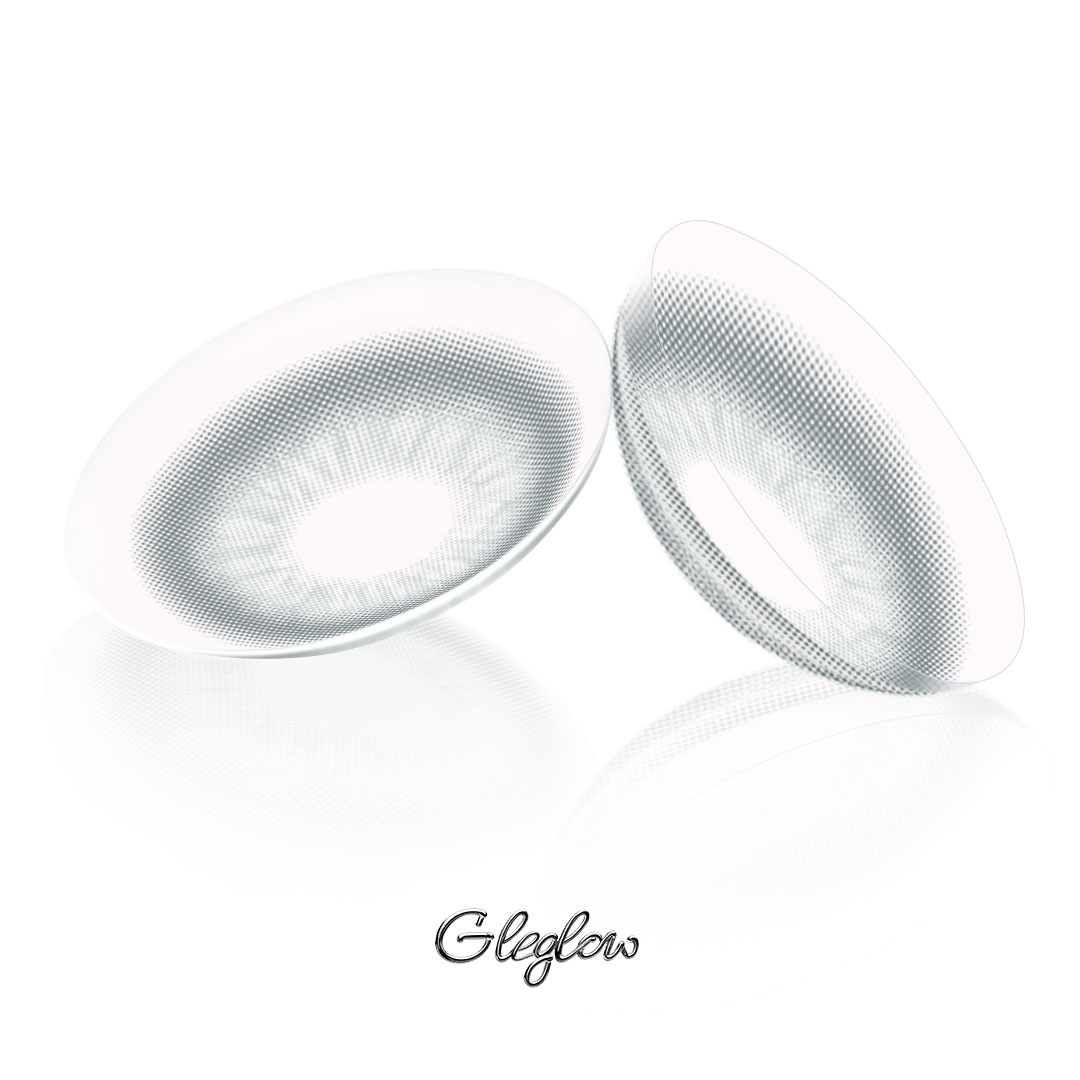 Glacier Grey - 1 Year, 2 lenses Colored Contacts - Gleglow