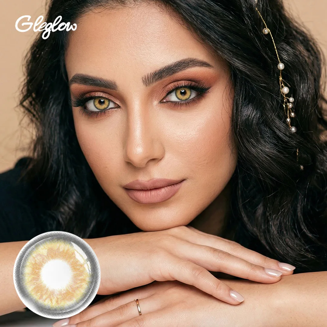 GleGlow Velvet Brown - 1 Year, 2 lenses