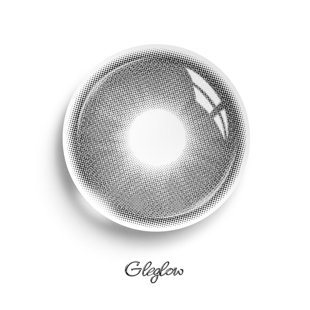 Frostina Grey - 1 Year, 2 lenses Colored Contacts - Gleglow