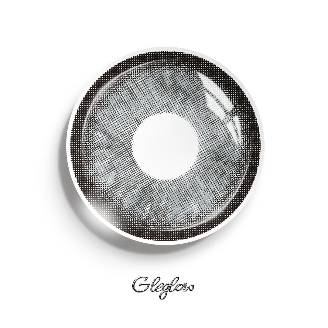 Aetheris Grey - 1 Year, 2 lenses Colored Contacts - Gleglow