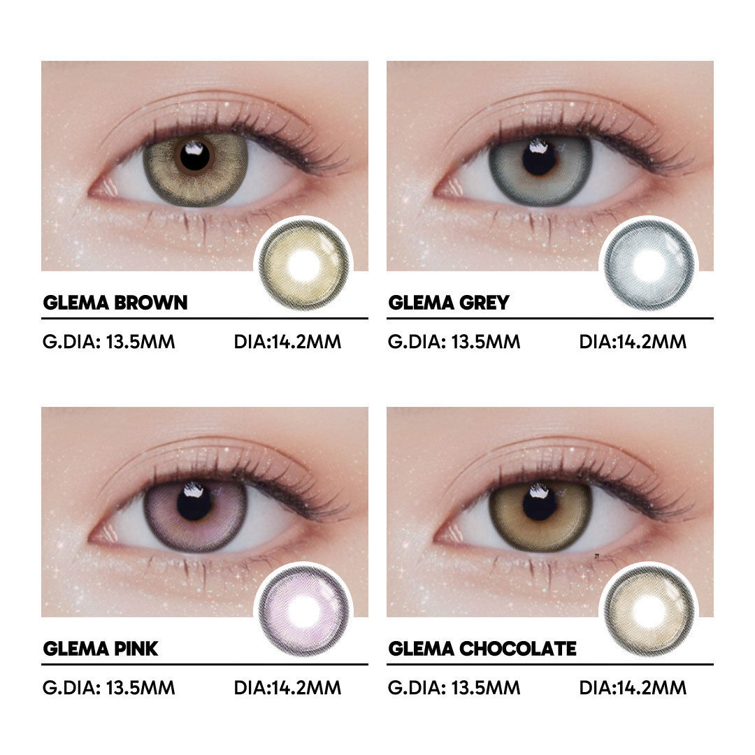 Glema Pink - 1 Year, 2 lenses