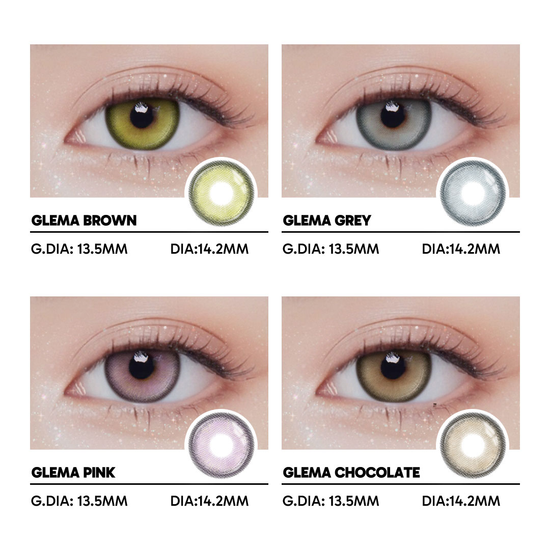 Glema Pink - 1 Year, 2 lenses