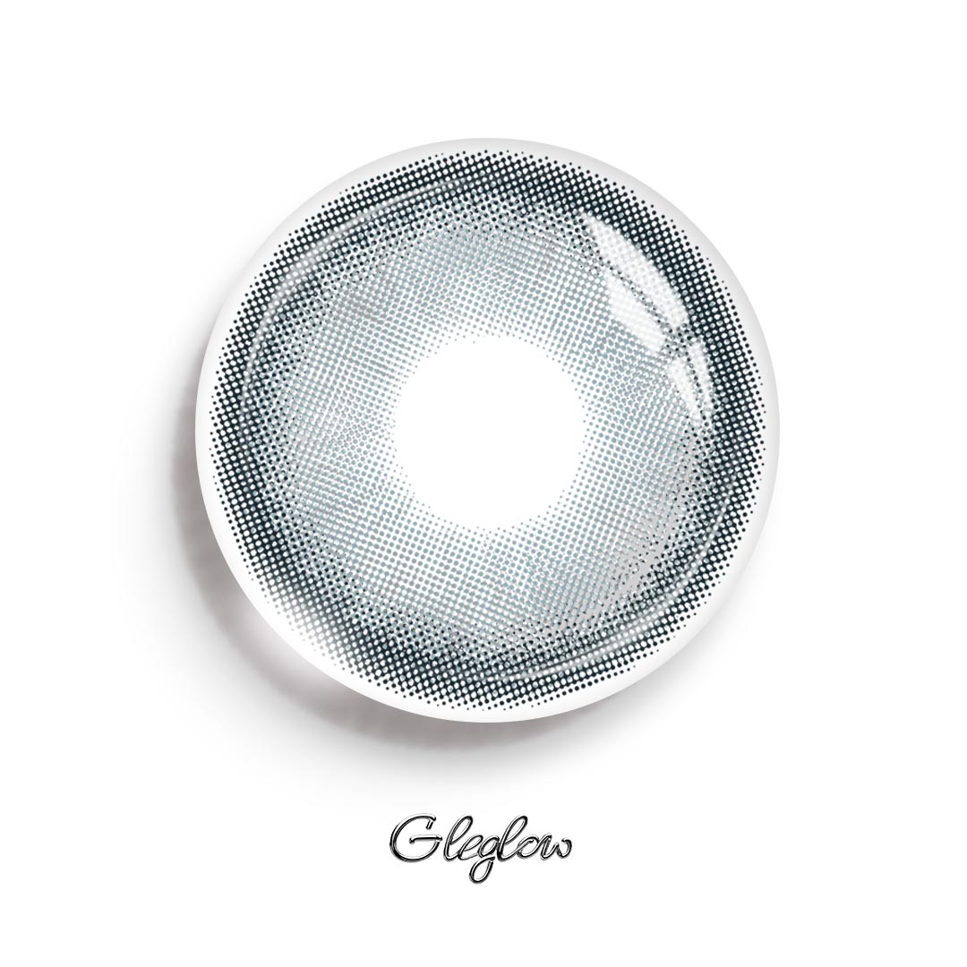 Glema Grey - 1 Year, 2 lenses Colored Contacts - Gleglow