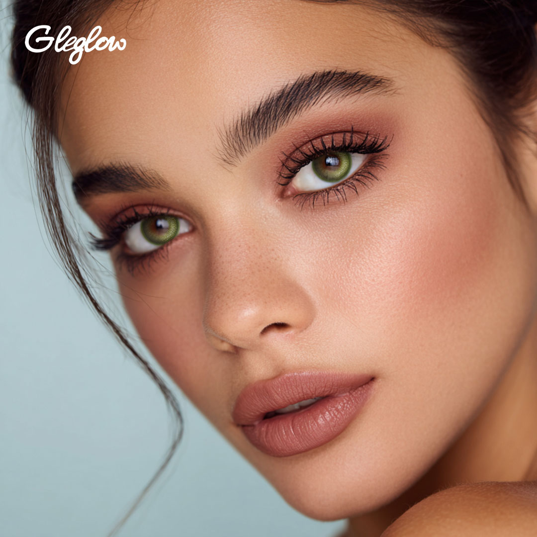 Glister Green - 1 Year, 2 lenses Colored Contacts - Gleglow