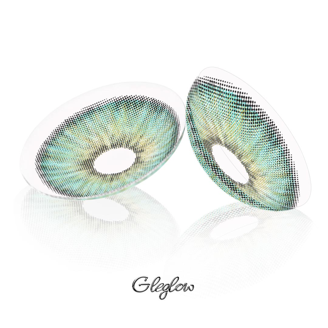 Gloaming Green - 1 Year, 2 lenses Colored Contacts - Gleglow