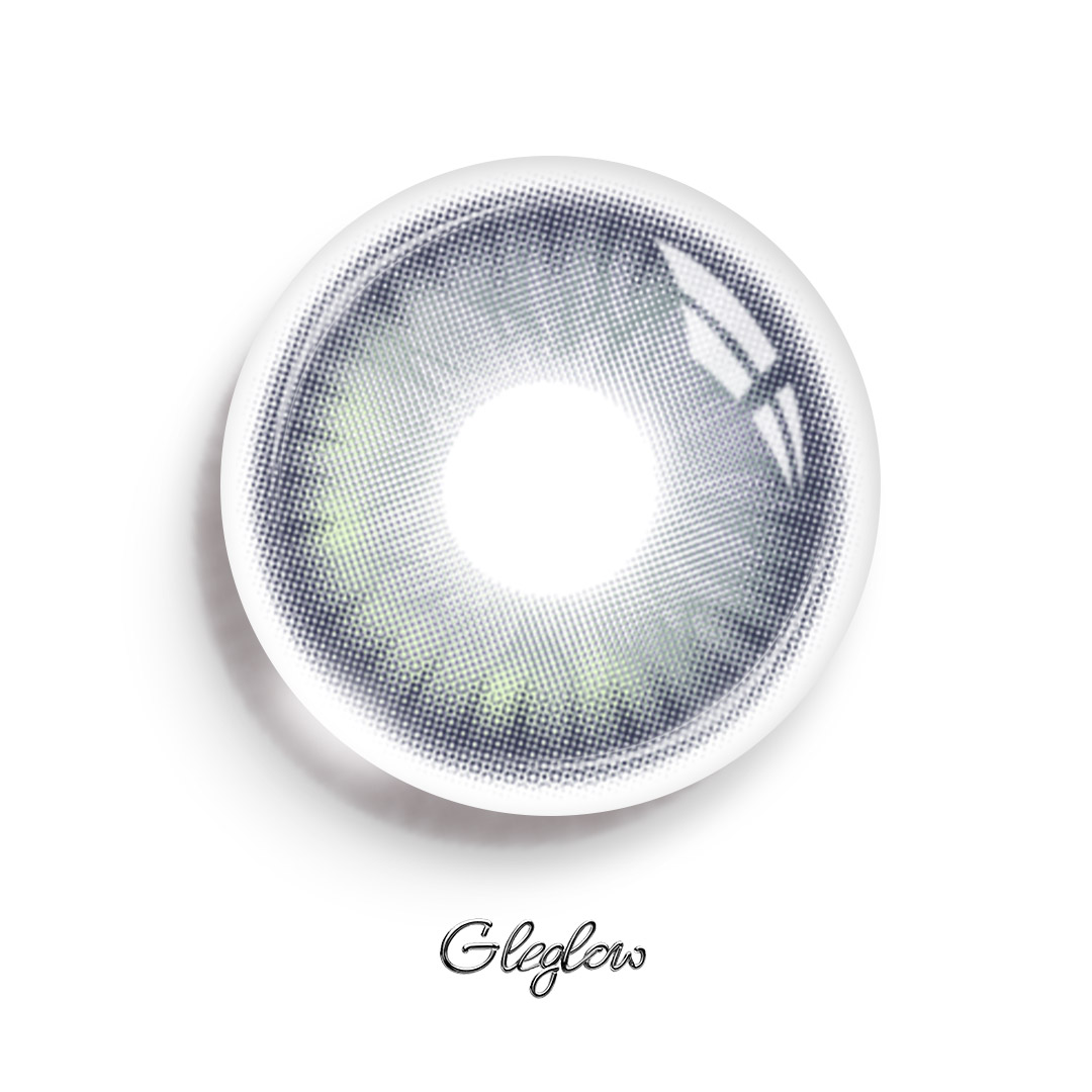Gloss Blue - 1 Year, 2 lenses Colored Contacts - Gleglow
