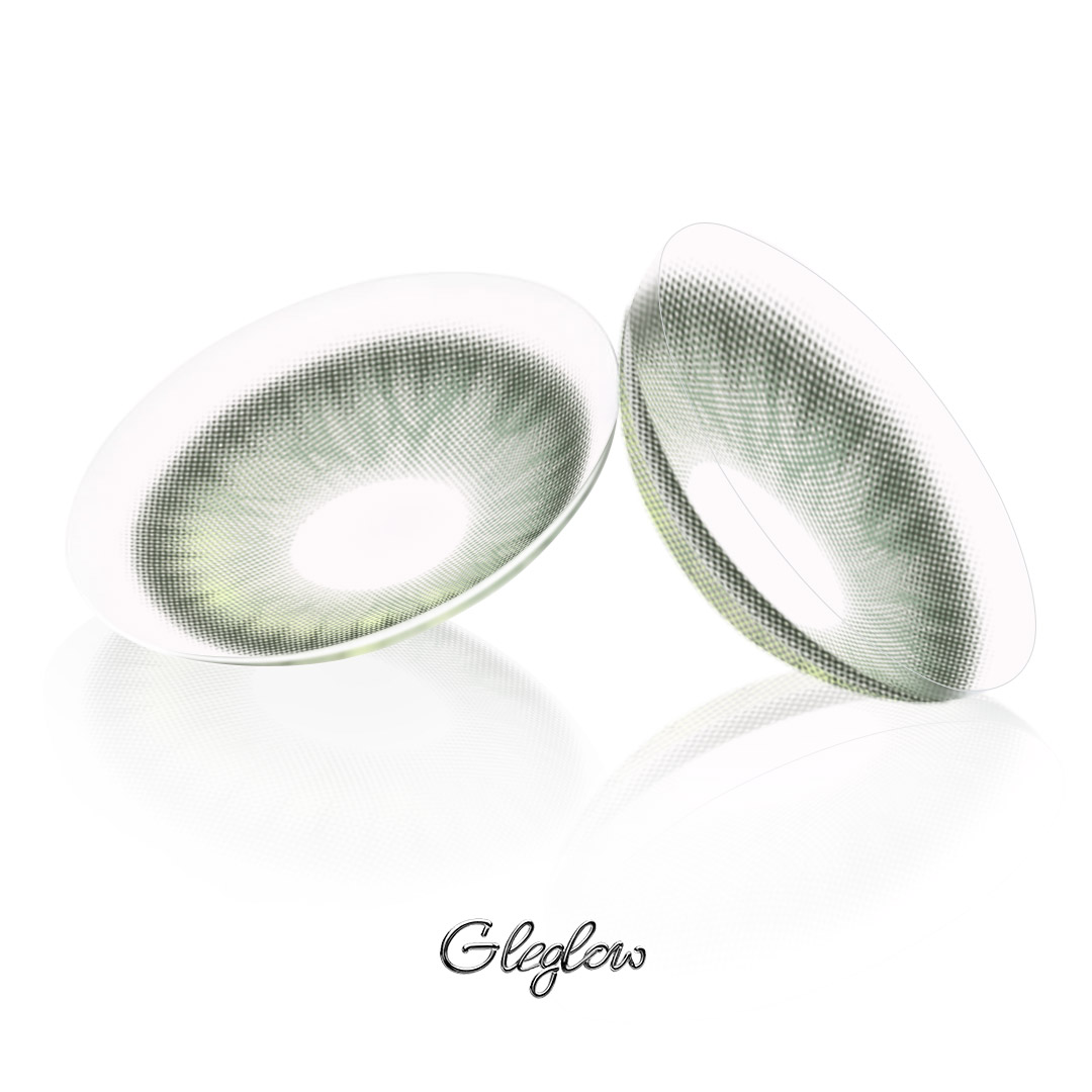 Gloss Green - 1 Year, 2 lenses Colored Contacts - Gleglow