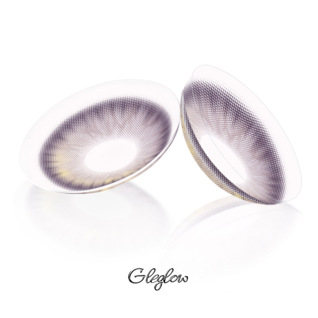 Gloss Purple - 1 Year, 2 lenses Colored Contacts - Gleglow