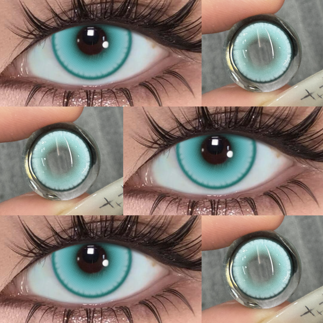 Aeon Light Green - 6-month，2 lenses Colored Contacts - Gleglow