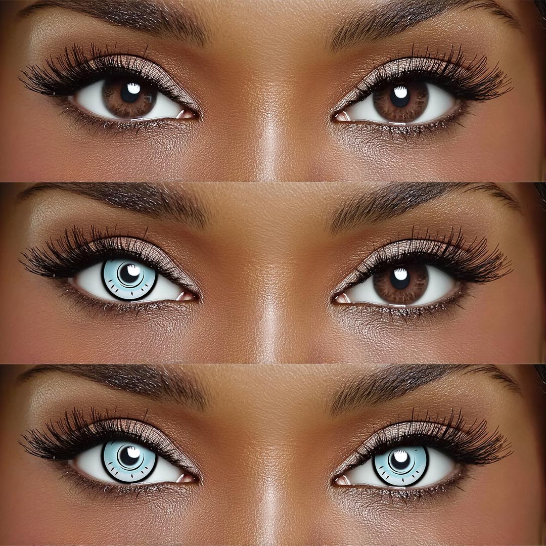 Gojo Blue - 1 Year, 2 lenses Colored Contacts - Gleglow