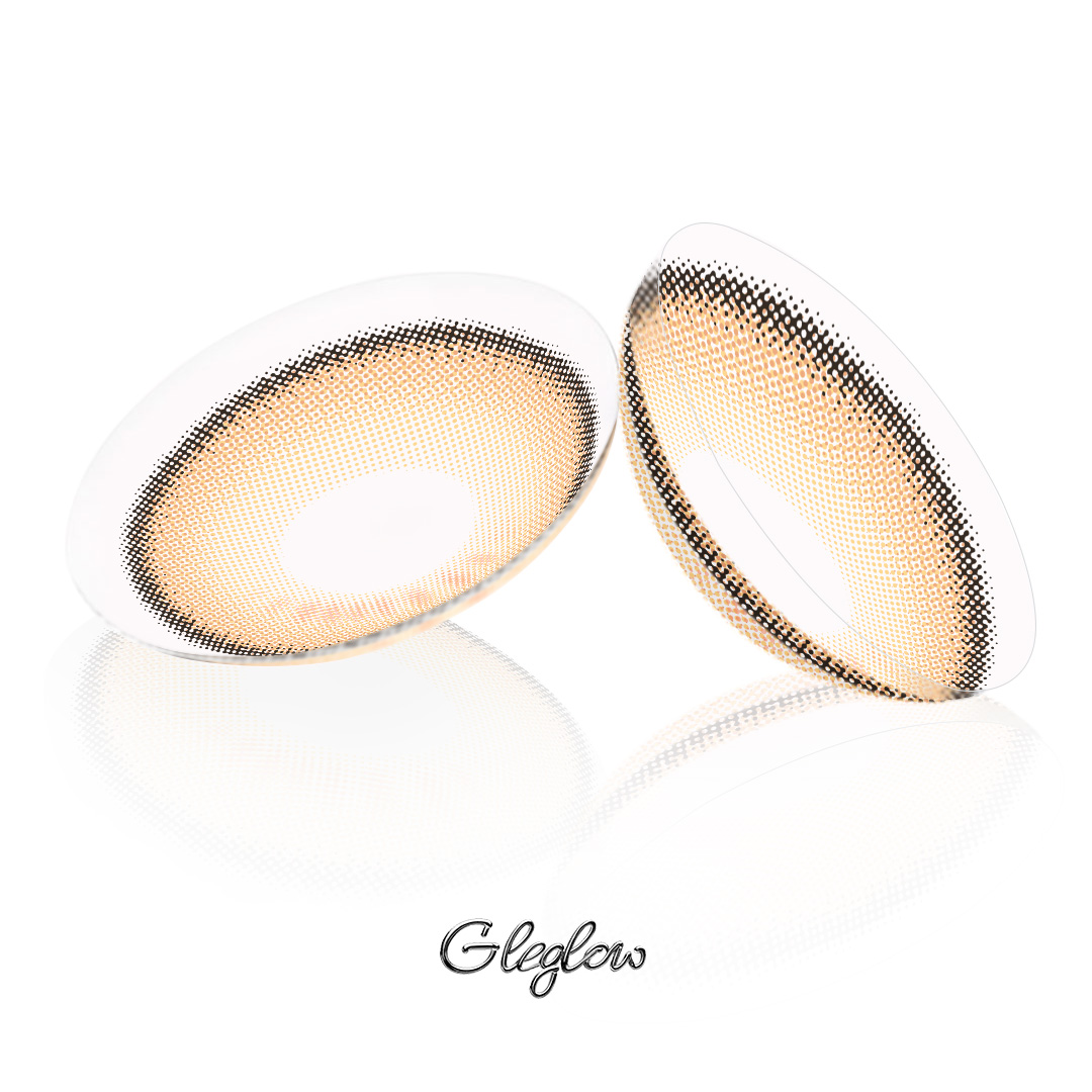 Golden Bloom - 1 Day, 2 lenses Colored Contacts - Gleglow