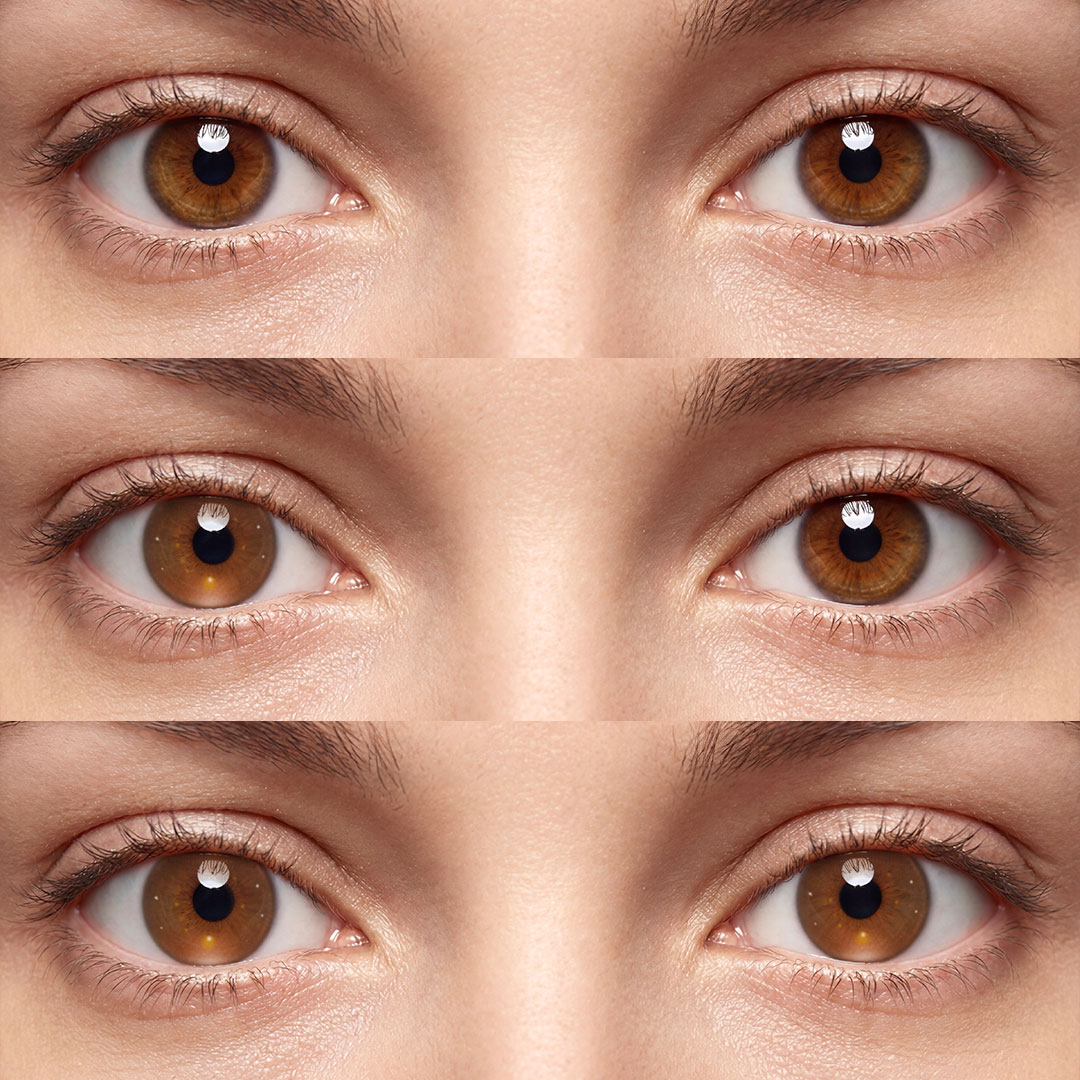 Halo Amber Brown - 1 Year, 2 lenses