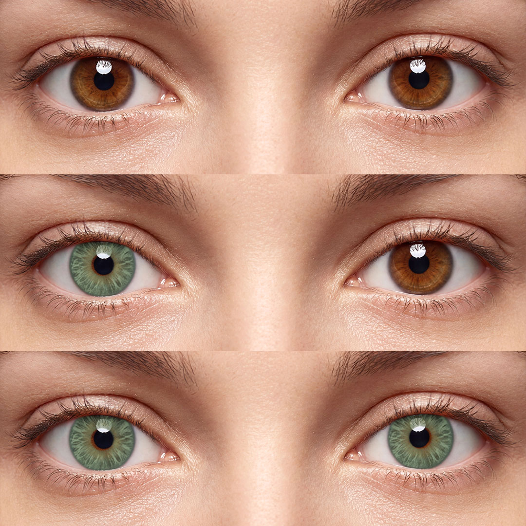 Wild Emerald Green - 1 Year, 2 lenses