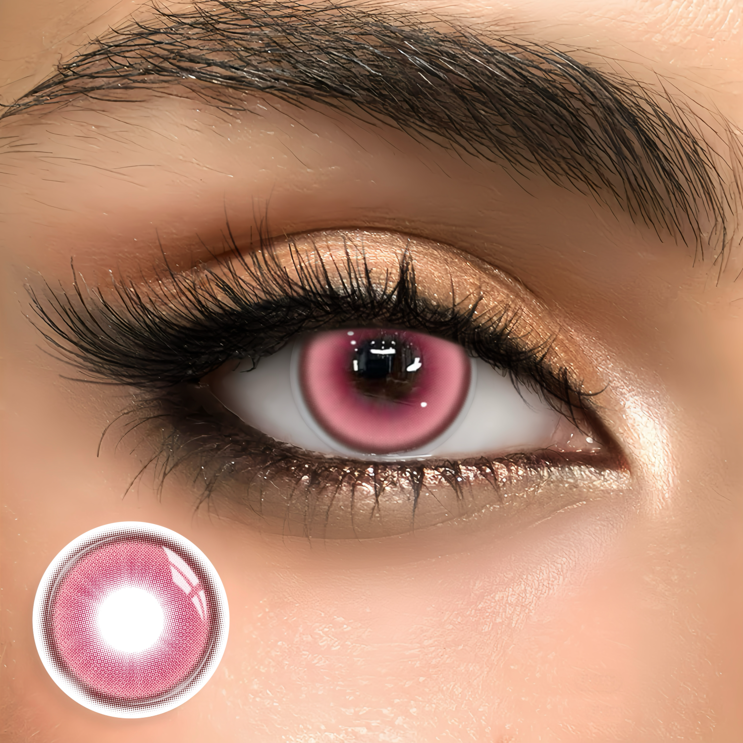 Merlot Pink - 1 Year, 2 lenses