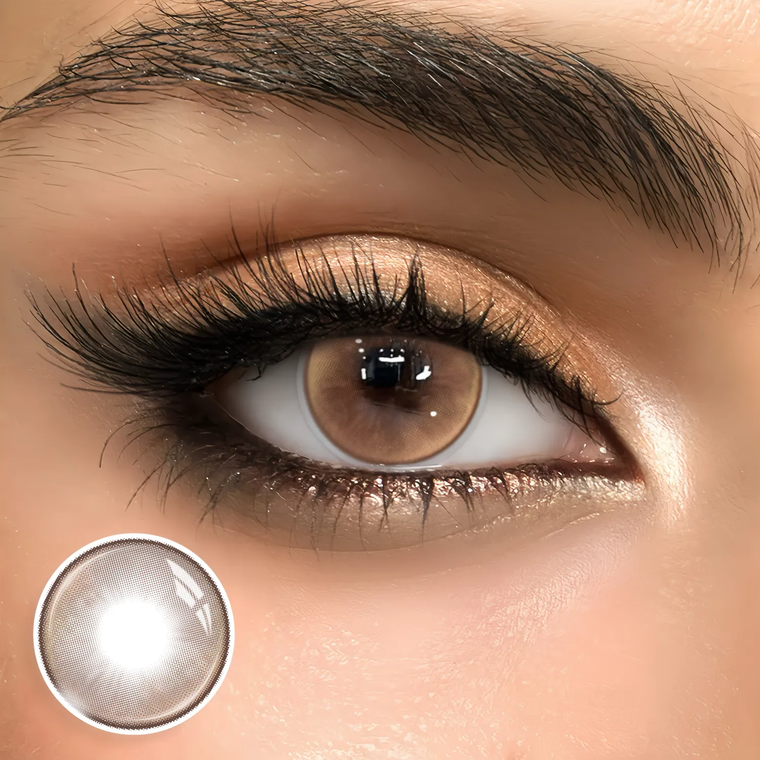 Mirris Brown - 6-month，2 lenses Colored Contacts - Gleglow