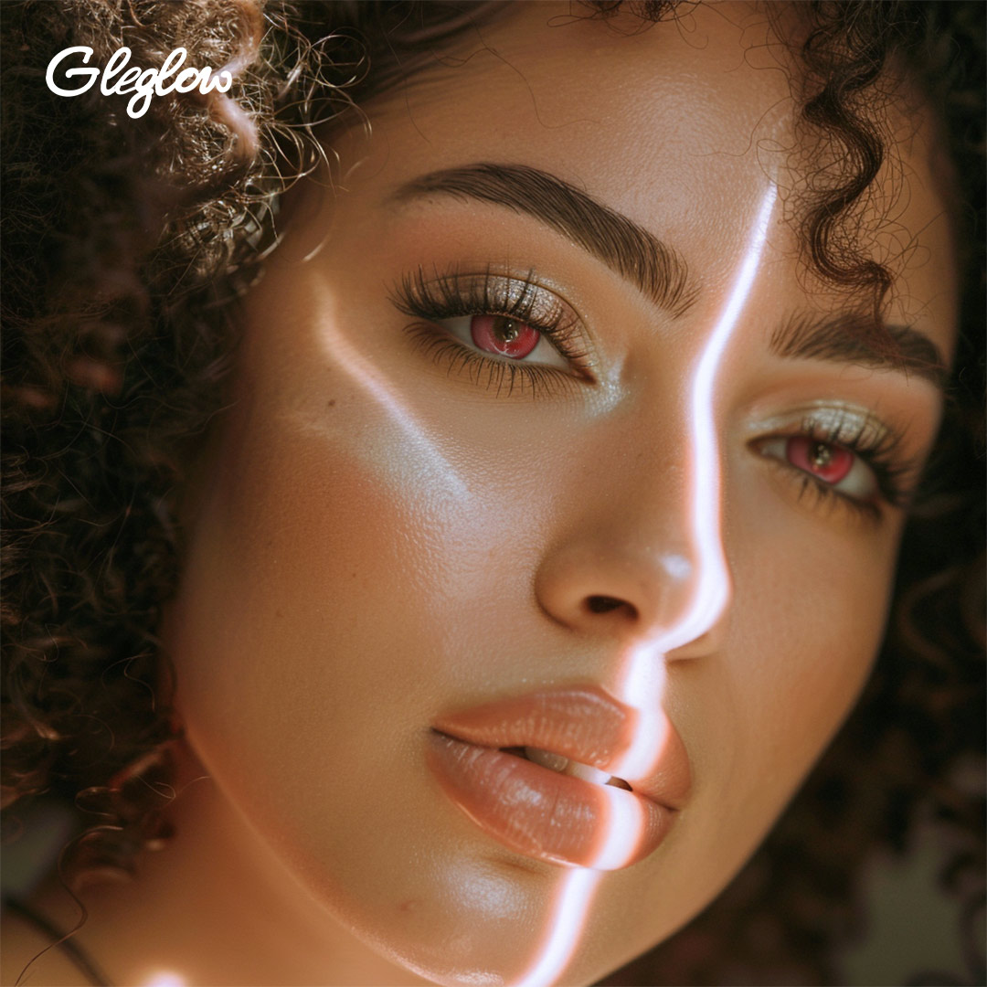 Solana Red - 1 Year, 2 lenses Colored Contacts - Gleglow