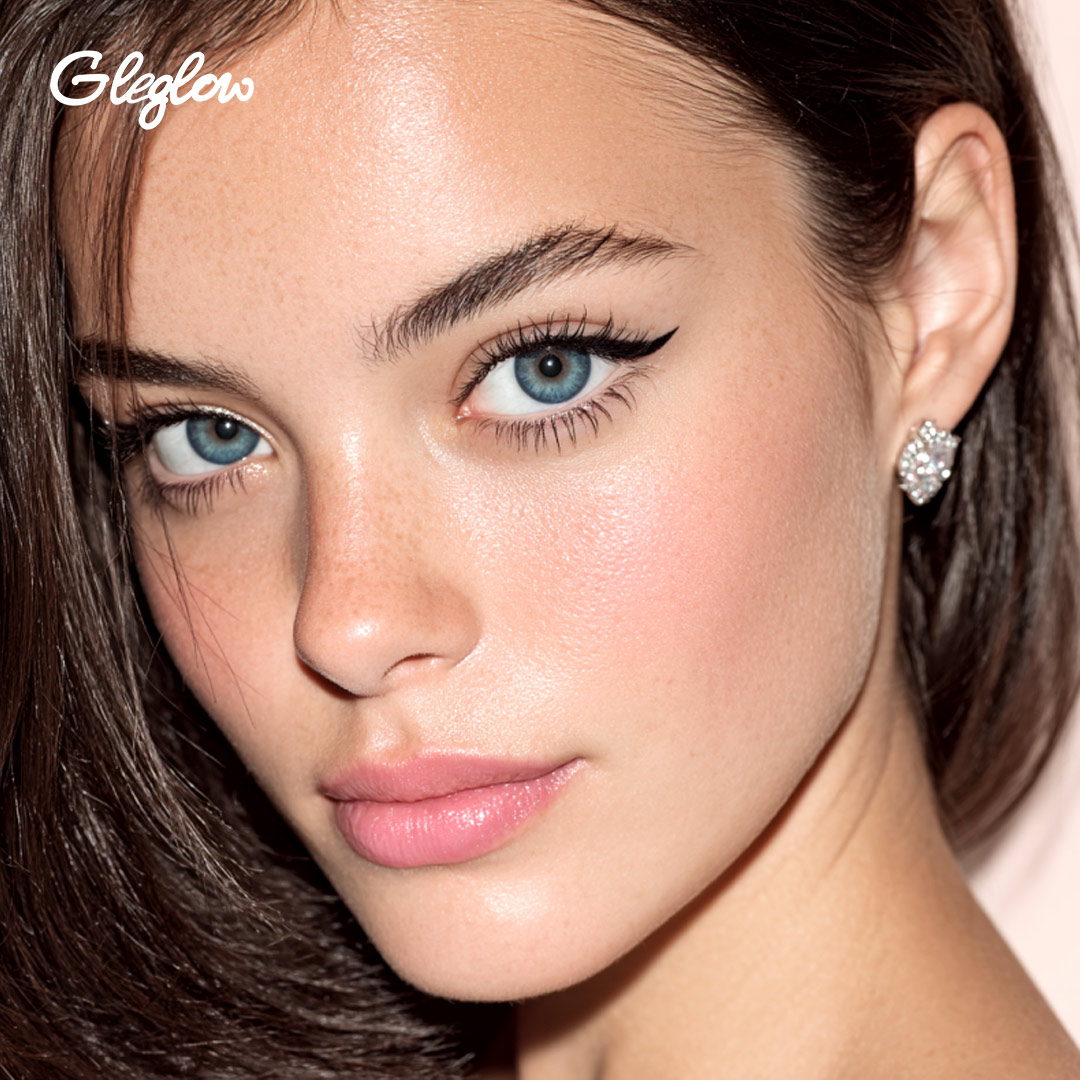 Florise Blue - 1 Year, 2 lenses Colored Contacts - Gleglow