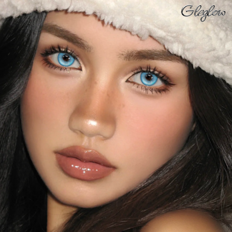 Nimbusis Blue - 1 Year, 2 lenses Colored Contacts - Gleglow