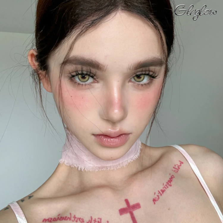 Aerial Grey - 1 Year, 2 lenses Colored Contacts - Gleglow