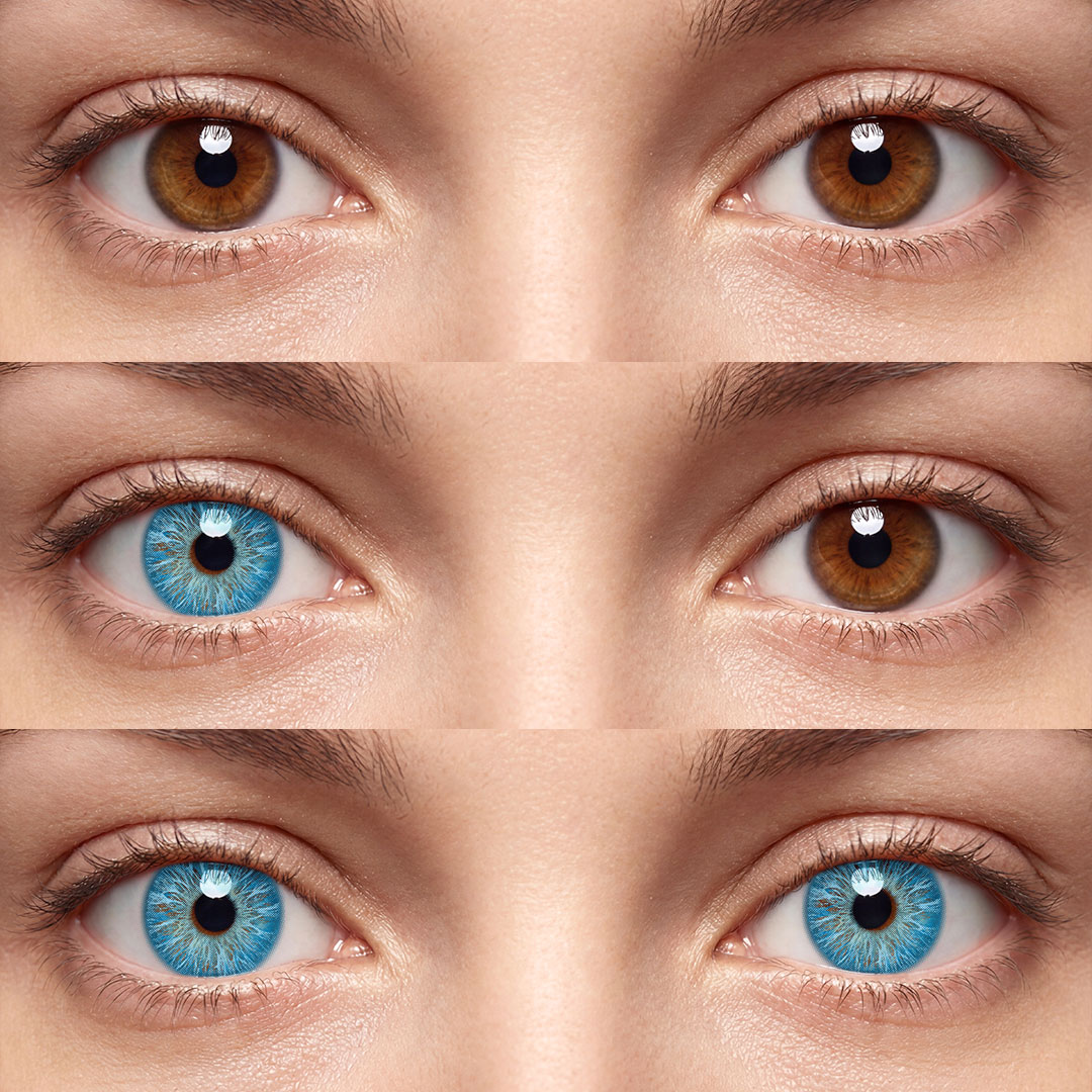 Glitter Frost Blue - 1 Year, 2 lenses