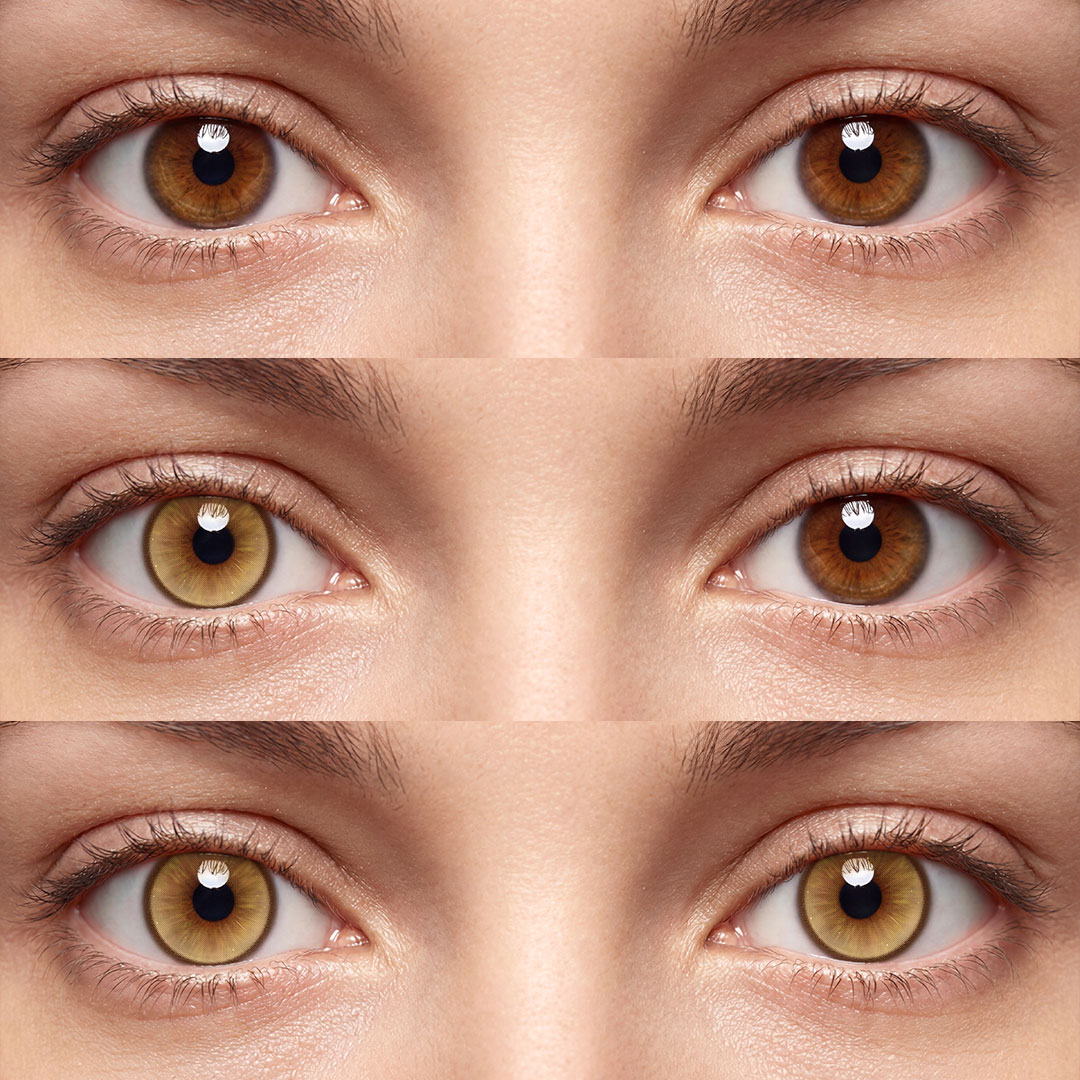 Ethereal Glow Brown - 1 Year, 2 lenses
