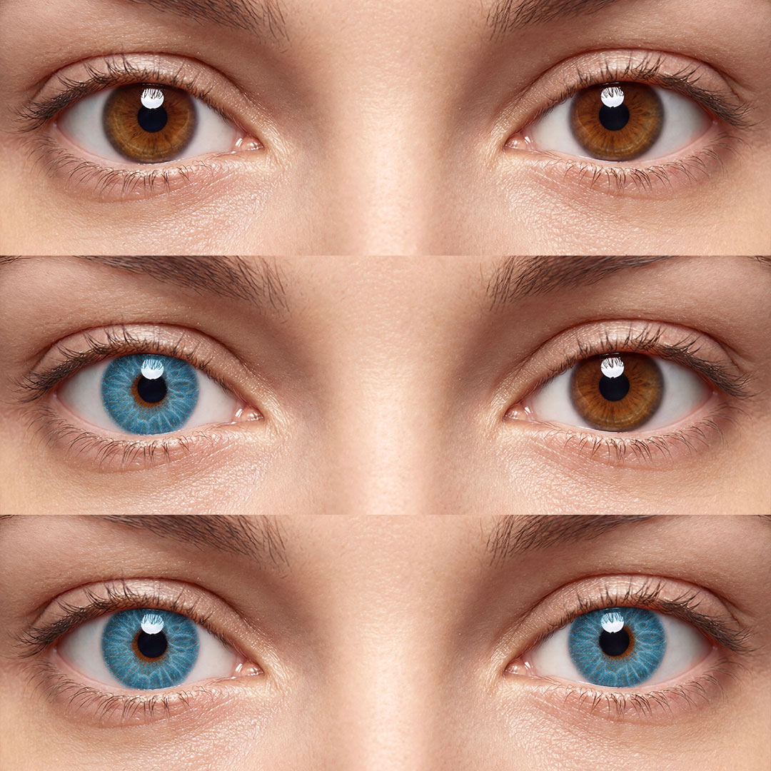 Elf Iris Blue - 1 Year, 2 lenses