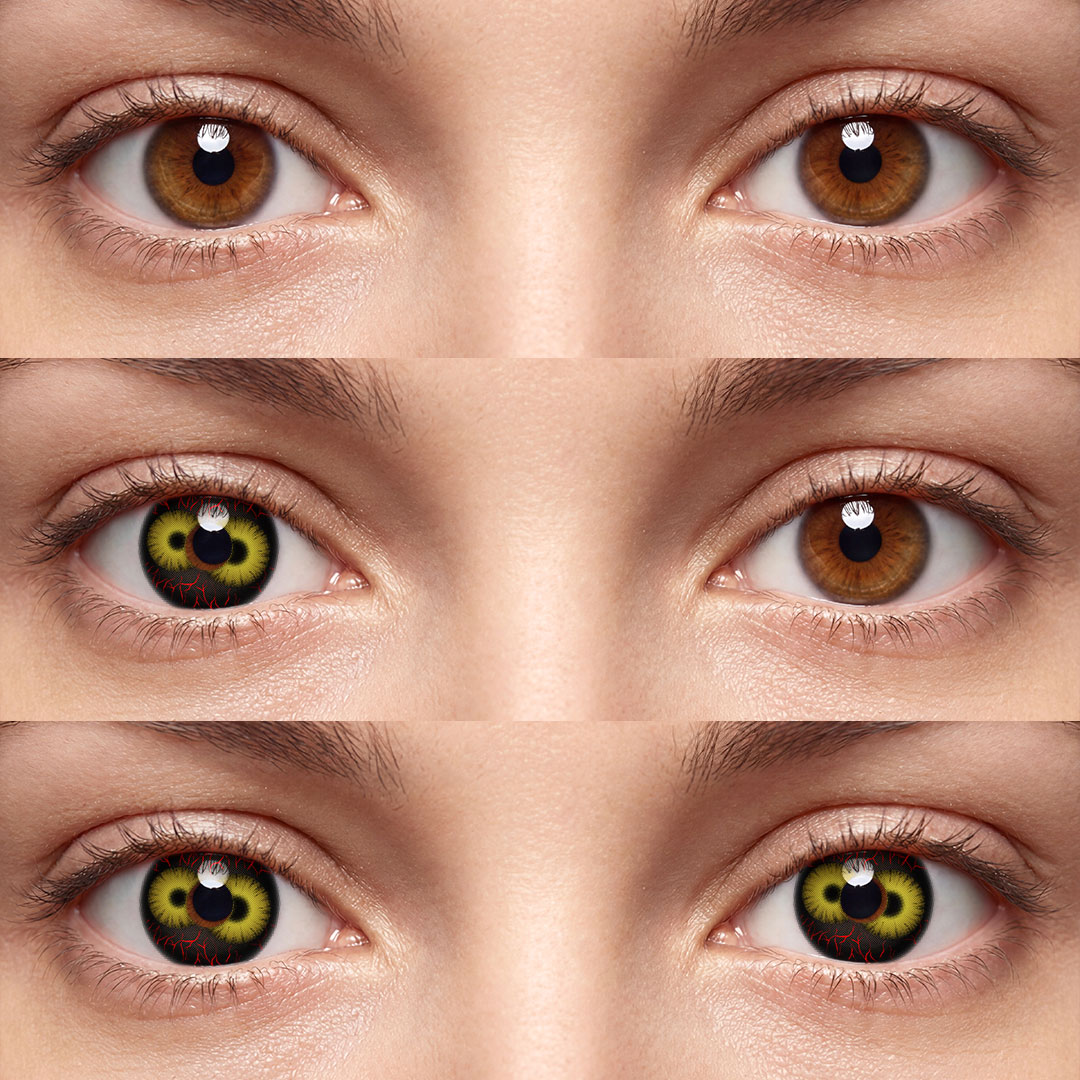 Dual Ember Brown - 1 Year, 2 lenses