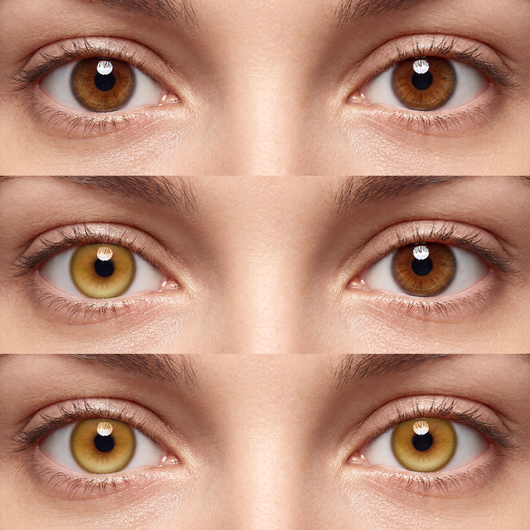 Ether Glow Brown - 6-month，2 lenses