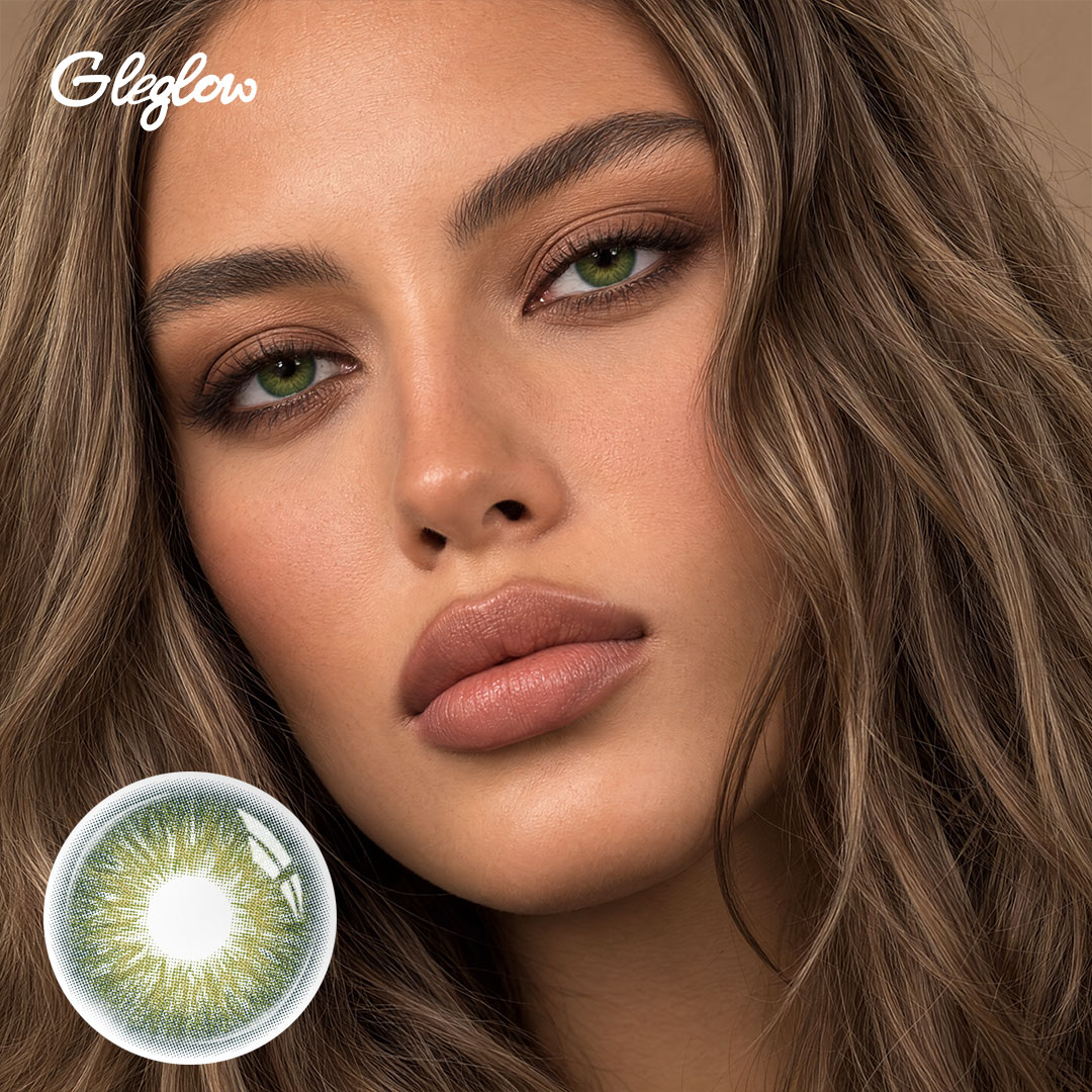 Florescent Green Contact Lenses – 1 Year, 2 Lenses