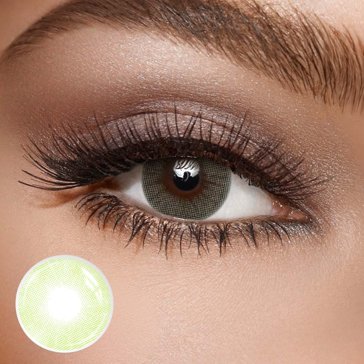 Serac Green - 1 Year, 2 lenses Colored Contacts - Gleglow