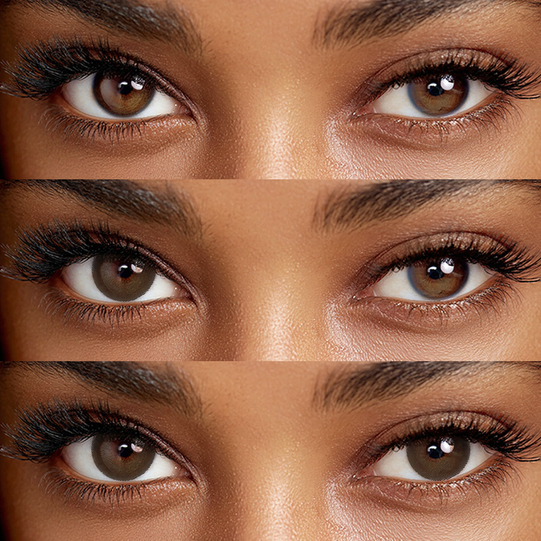 Serac Chocolate - 1 Year, 2 lenses Colored Contacts - Gleglow