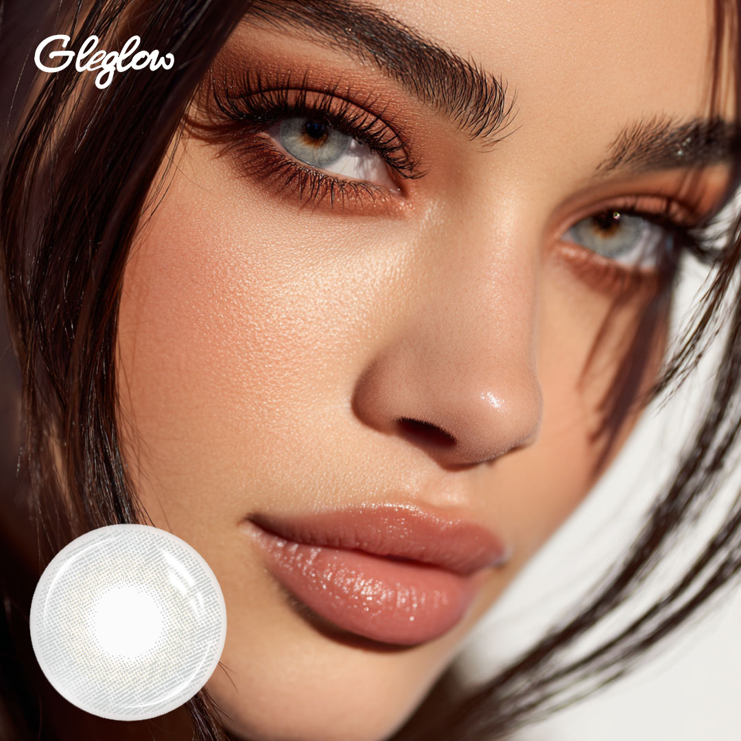 Serac Green-Grey - 1 Year, 2 lenses Colored Contacts - Gleglow